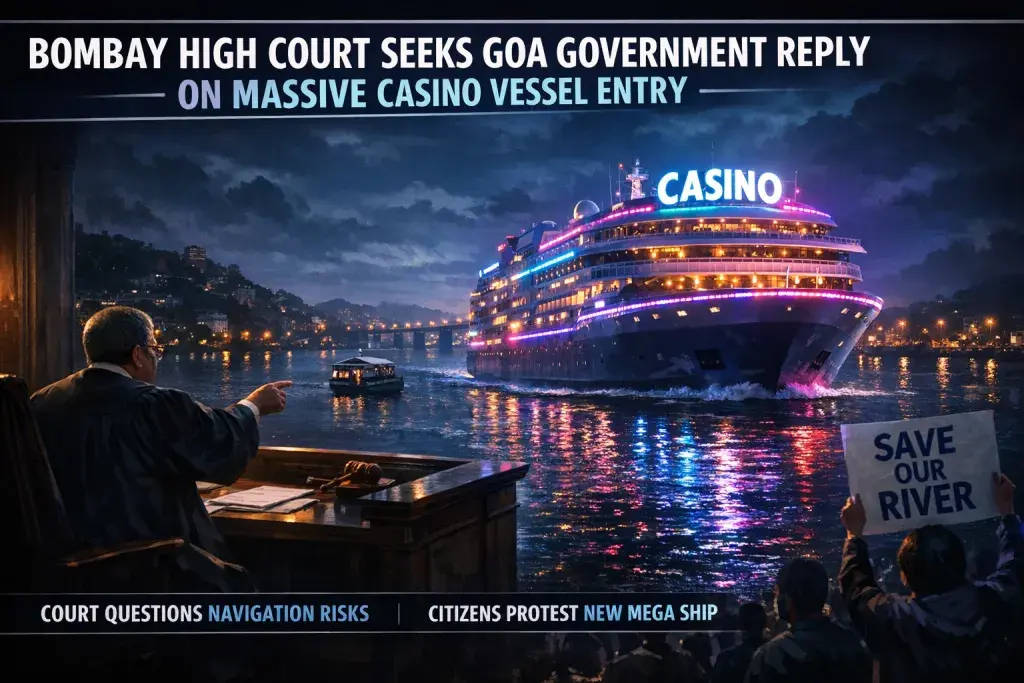 Bombay High Court Seeks Goa Government Reply on Massive Casino Vessel Entry