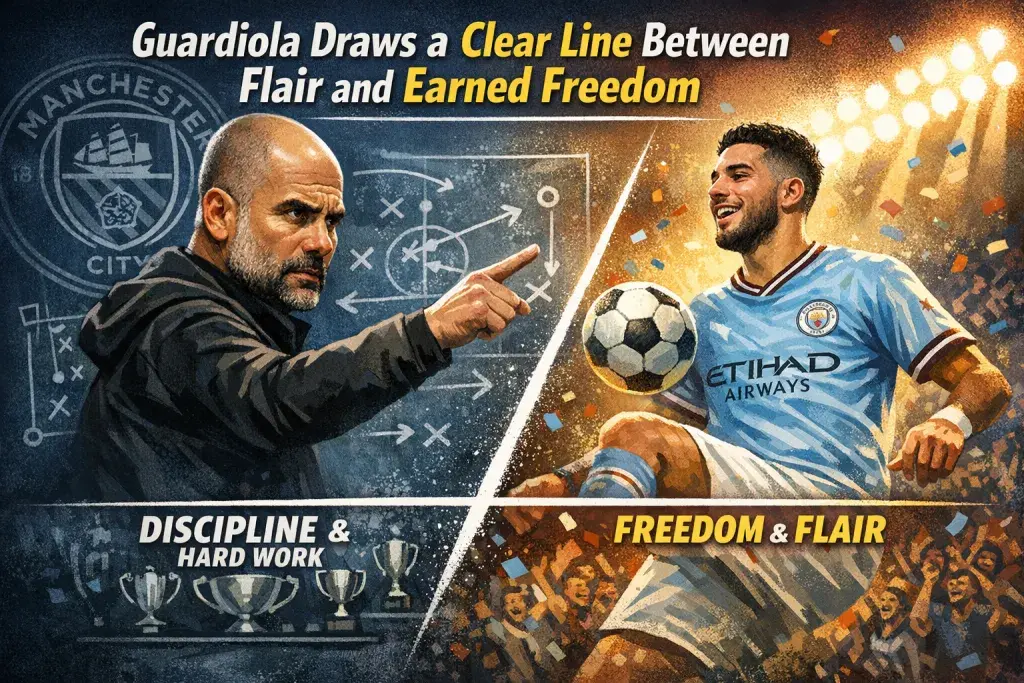 Guardiola Draws a Clear Line Between Flair and Earned Freedom